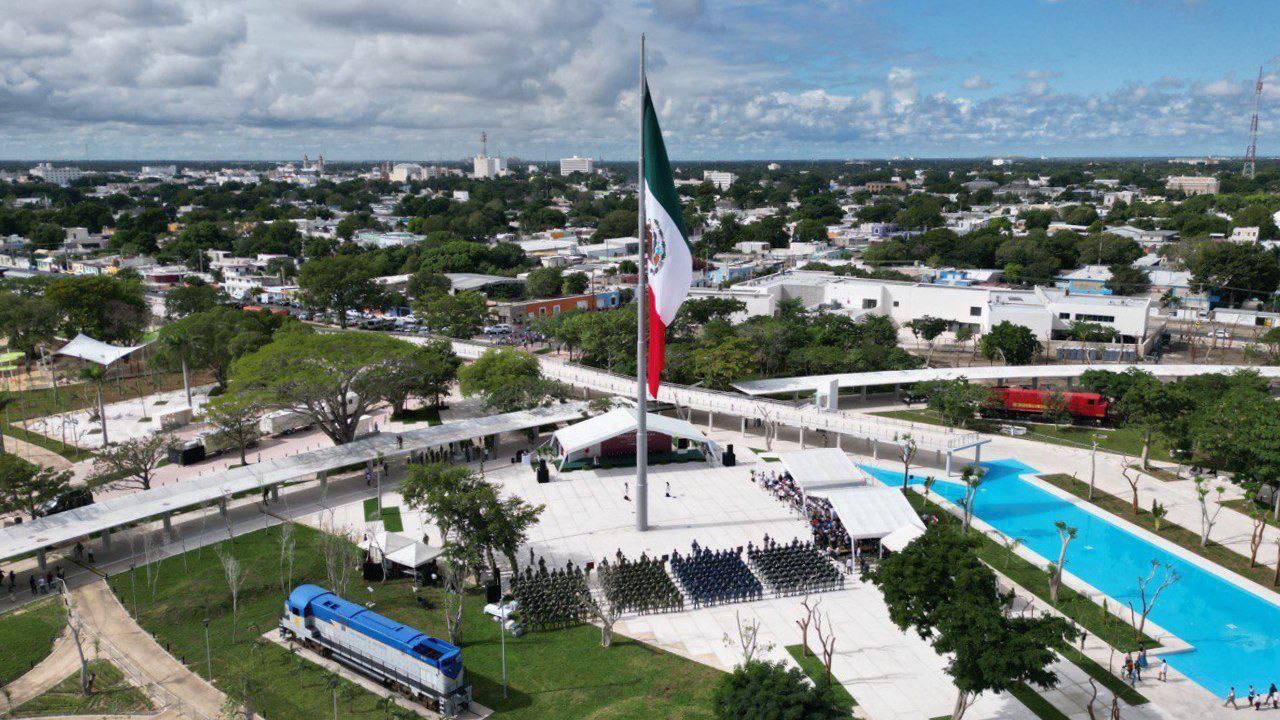 El Gobernador Mauricio Vila y el Presidente López Obrador inauguran el Gran Parque “La Plancha”